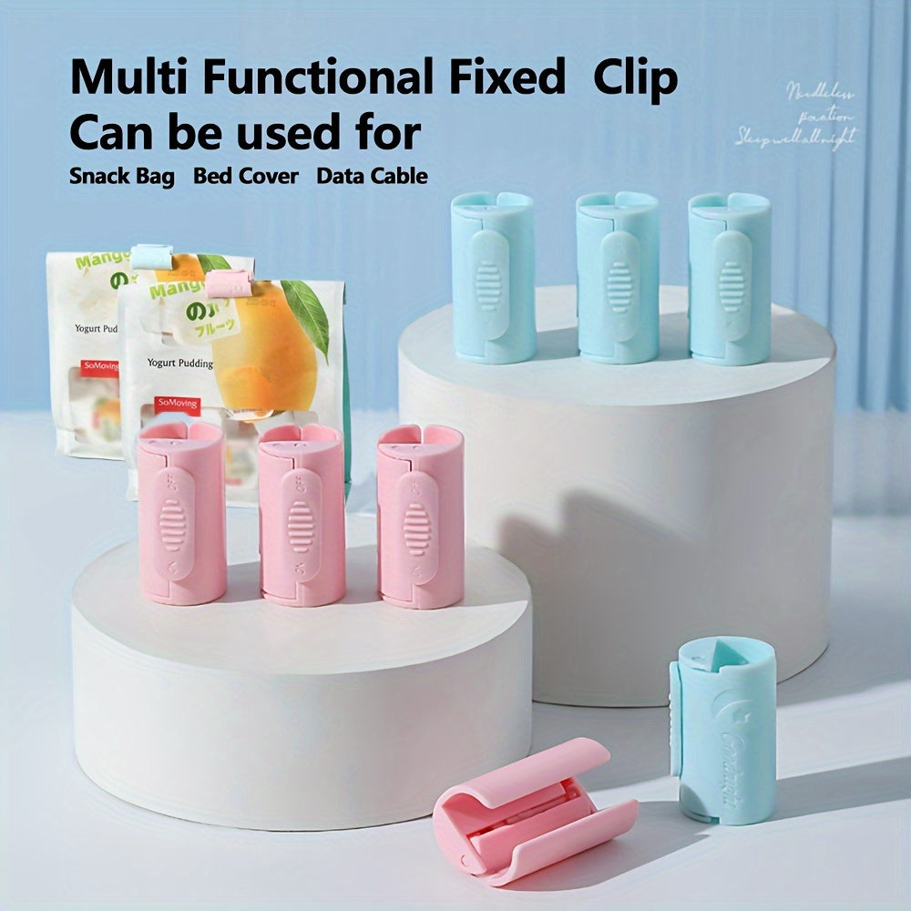 Multi-Purpose Needle-Free Clip for Bed Sheets Cables and Kitchen Items