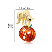 Enamel Halloween Brooch Women's Fashion Pin Exquisite Unique Accessory