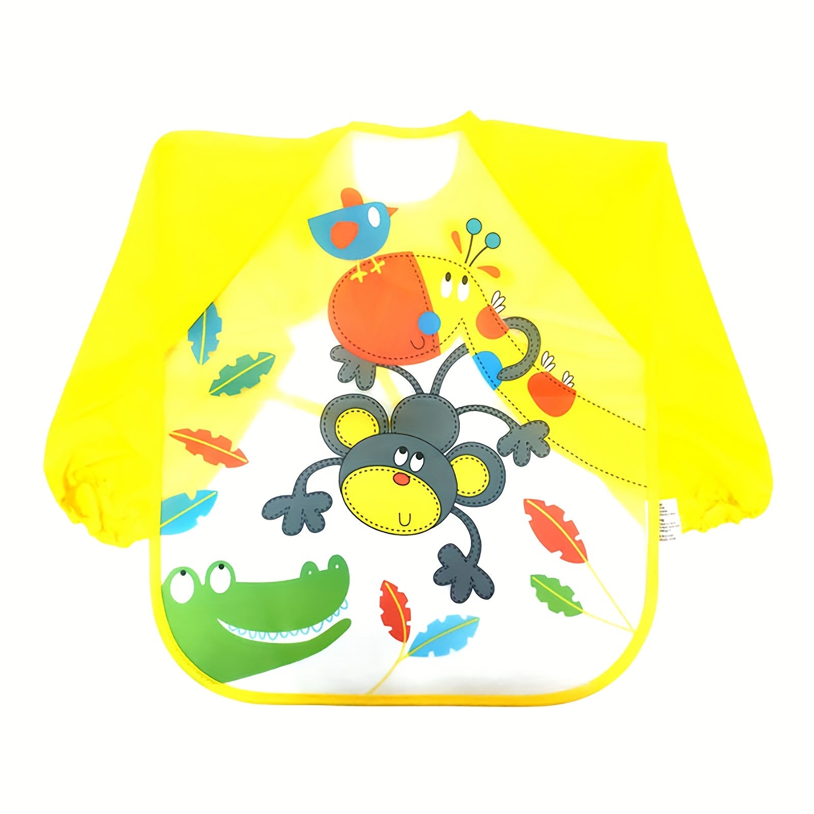 Waterproof EVA Baby Bib for Feeding and Play Multicolor Mess-Free Toddler Bib