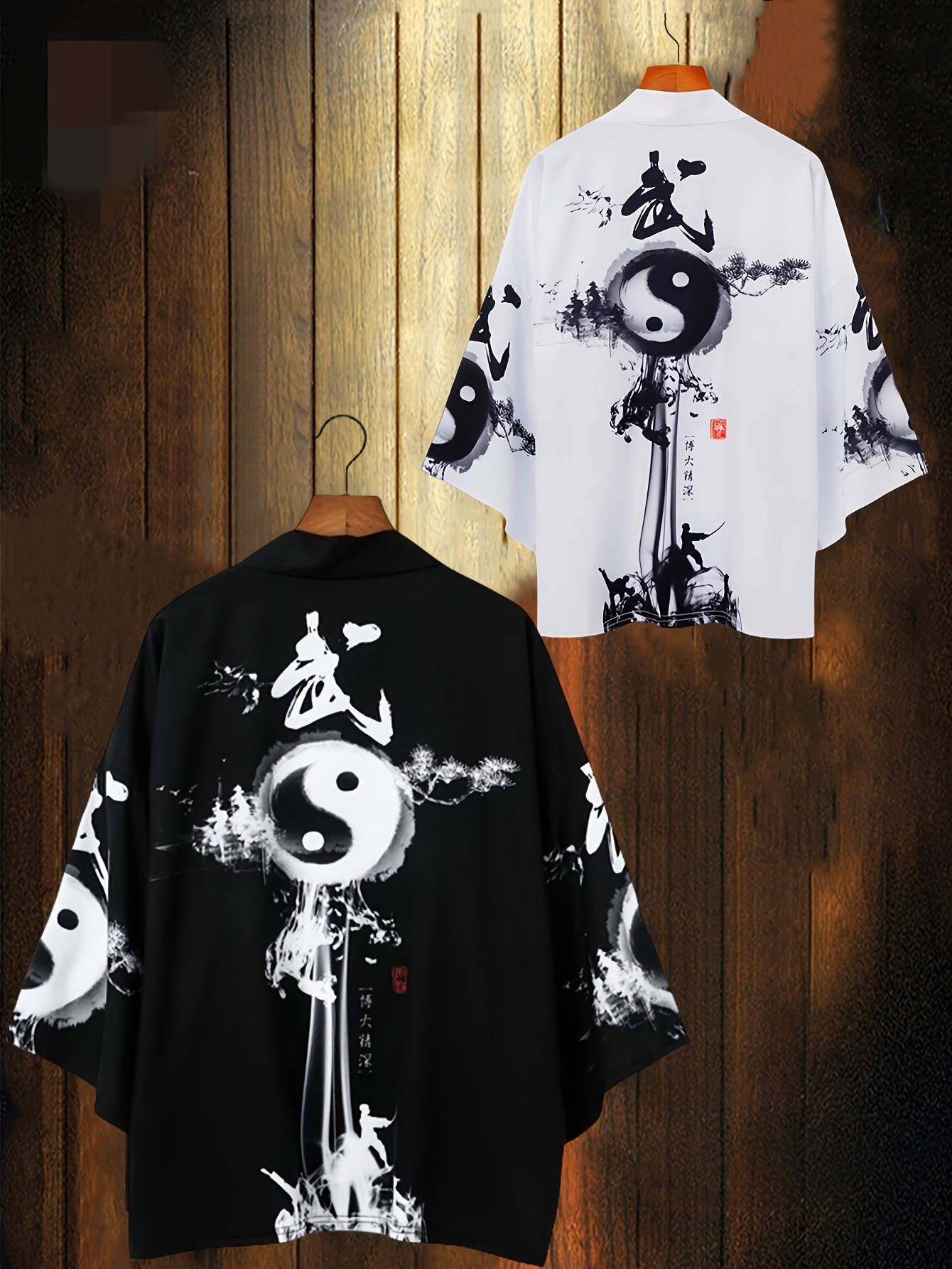 Кардиган свободного кроя с этническим узором для мужчин, женщин и пар, полиэстер, повседневная одежда для всех сезонов