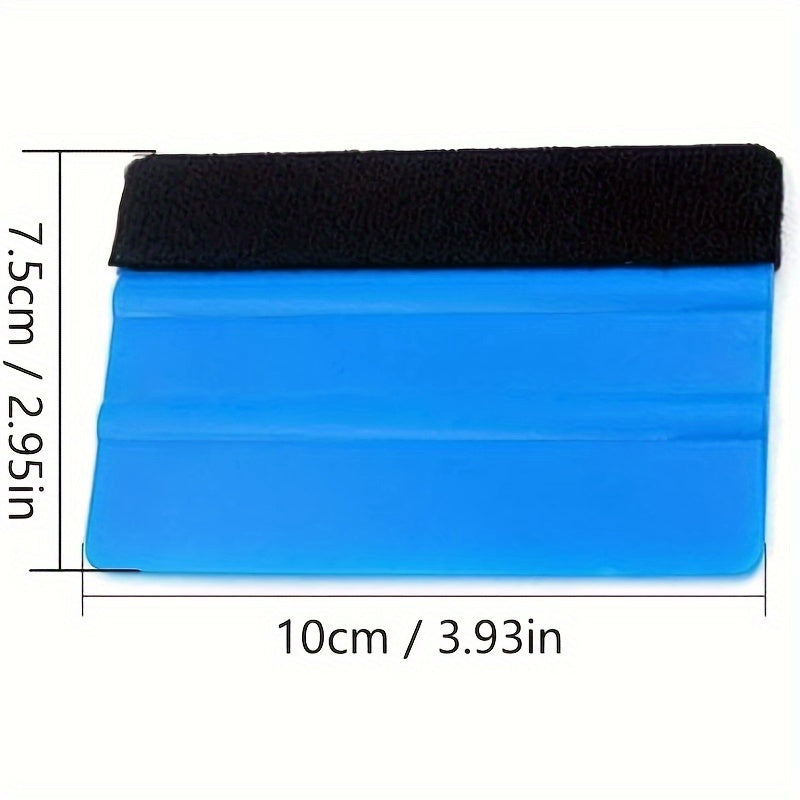 Plastic Decal Squeegee with Felt Edge Vinyl Applicator Tool for Car Wraps