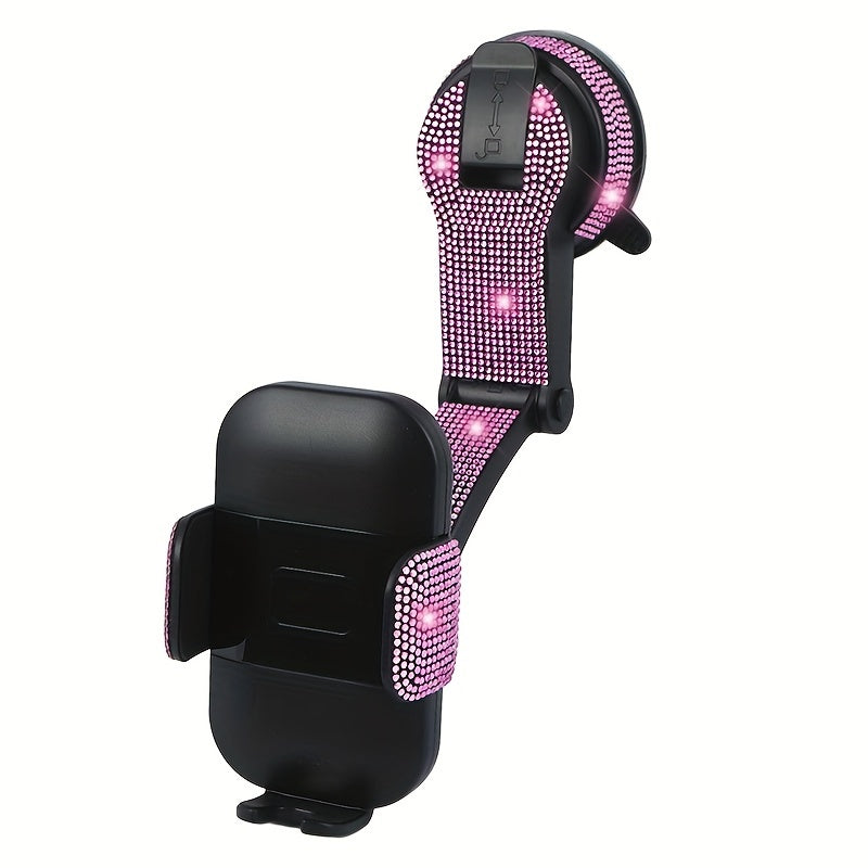 Soporte universal para teléfono de coche con ventosa, rotación de 360°, anti-vibración y soporte para navegación