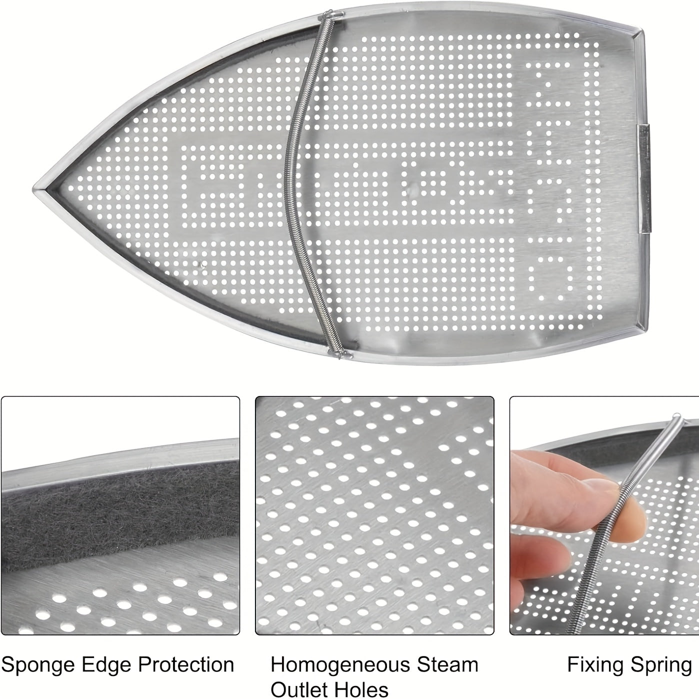 Cubierta de zapato para planchar resistente al calor para protección de la ropa y planchado rápido