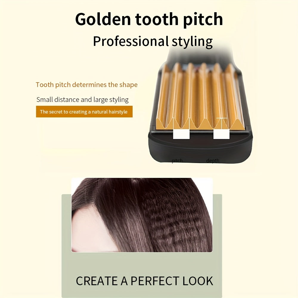 Мини-утюжок для волос для путешествий 45 Вт, универсальный, с регулируемой температурой и алюминиевым сплавом