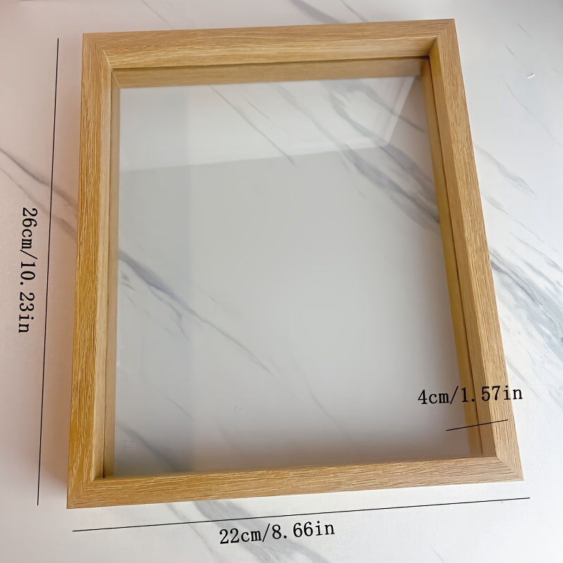 Деревянная фоторамка с вырезанным листом для стола или стены, индивидуальный подарок на День святого Валентина