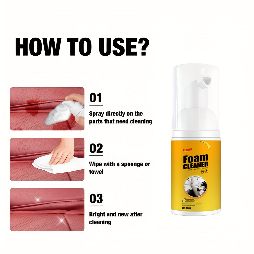 Limpiador de espuma para coche multiusos, herramienta de limpieza pesada para automóviles