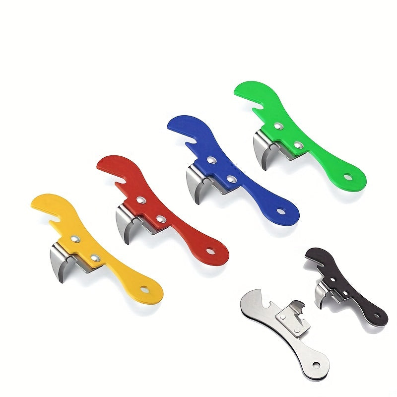 Portable Bottle and Can Opener 1pc for Emergency Parties Kitchen in 5 Colors