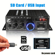 800W 2 Channel Mini HiFi Power Amplifier for Home and Car Stereo FM Radio