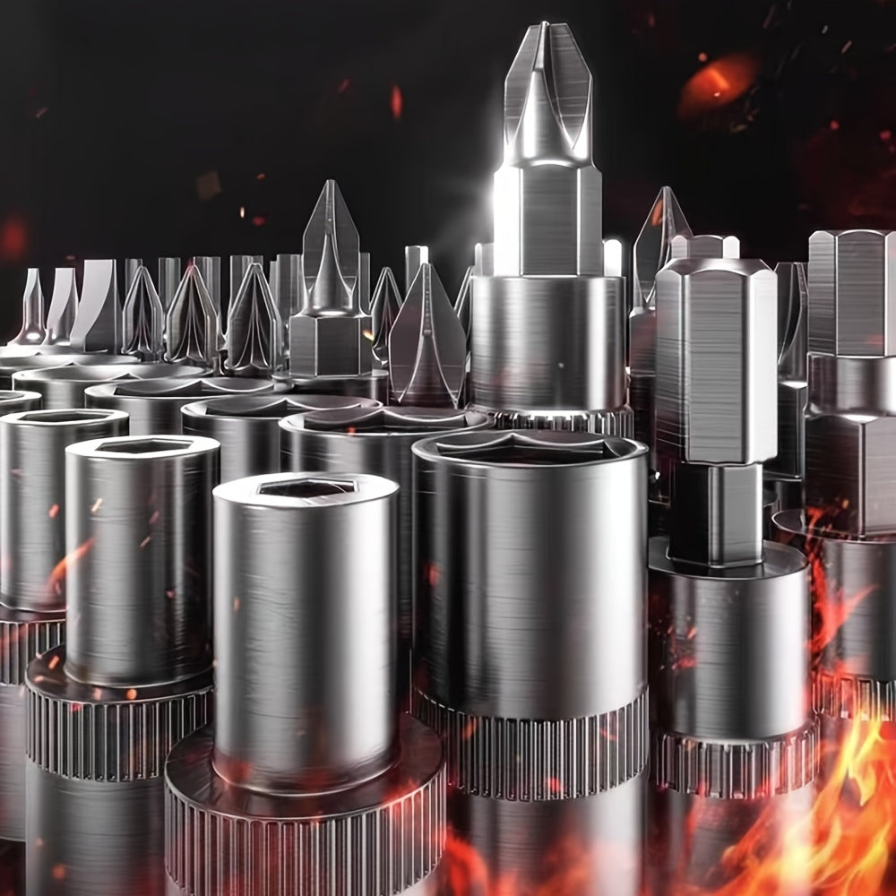 Multi-Function Tool Set Chrome Vanadium Steel for Vehicle and Bicycle Repairs