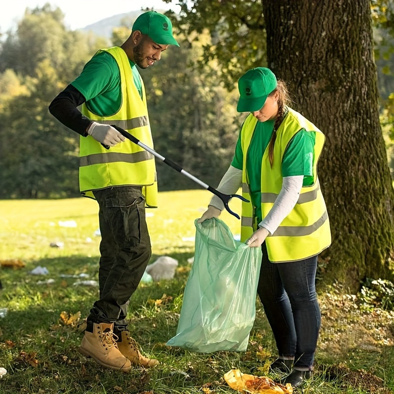 Heavy-Duty Elderly Extendable Garbage Picker 32-Inch Metal Grabber Tool