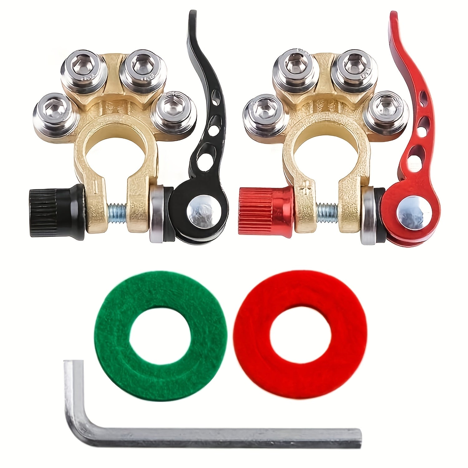 Alüminiy alloy avtomobil batareyasi terminali tez uzatish kabelli ulashuvchilar avtomobil, yuk mashinasiga