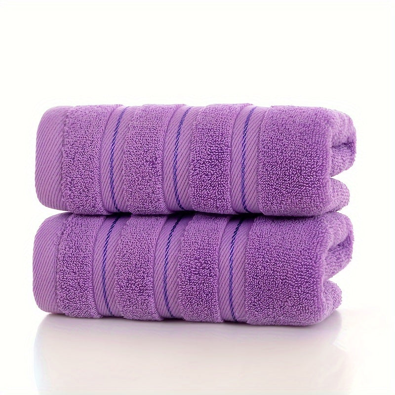 Gray Cotton Velvet Towel 420 GSM Absorbent Durable for Bath or Beach