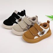Kids Boys and Girls Low Top Sneakers Breathable Faux Upper Rubber Sole Casual Style