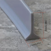 Bathroom Shower Barrier Non-Slip Waterproof Floor Protector Self-Adhesive White Gray Black