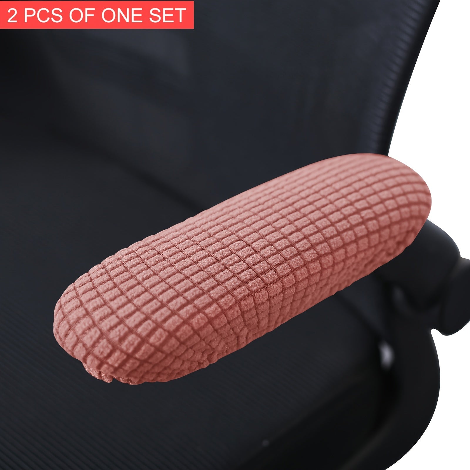 2-Pack Stretchable Polar Fleece Armchair Slipcovers Elastic Band Machine Washable
