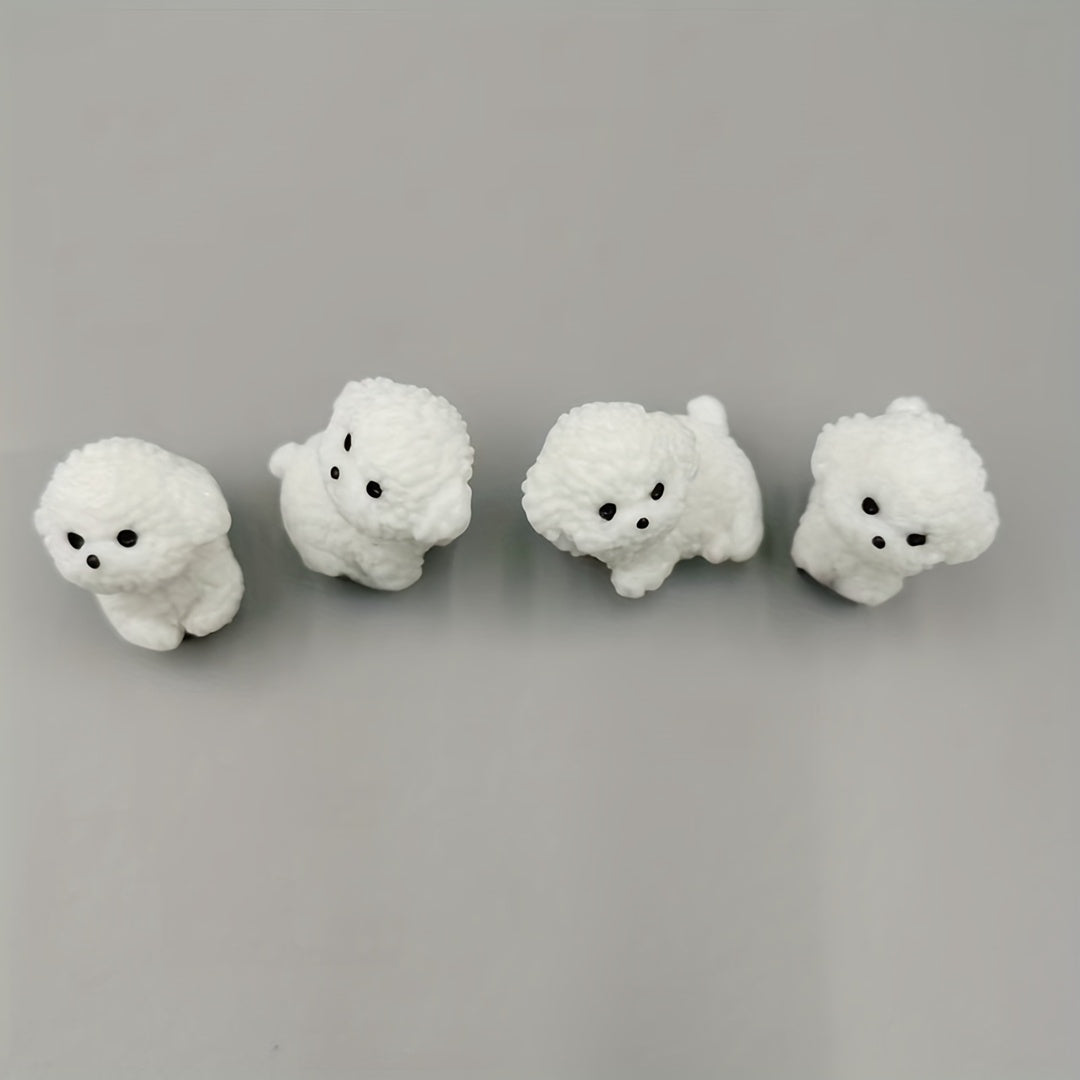 Kids Shoe Accessory Set with Glow-In-The-Dark Puppy Designs and Removable ABS Components