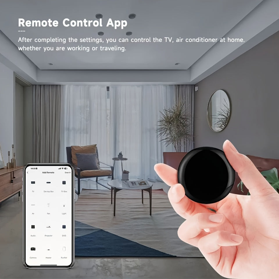 WiFi IR Universal Remote Control with Timer Voice Assistant Support for Smart Home Devices