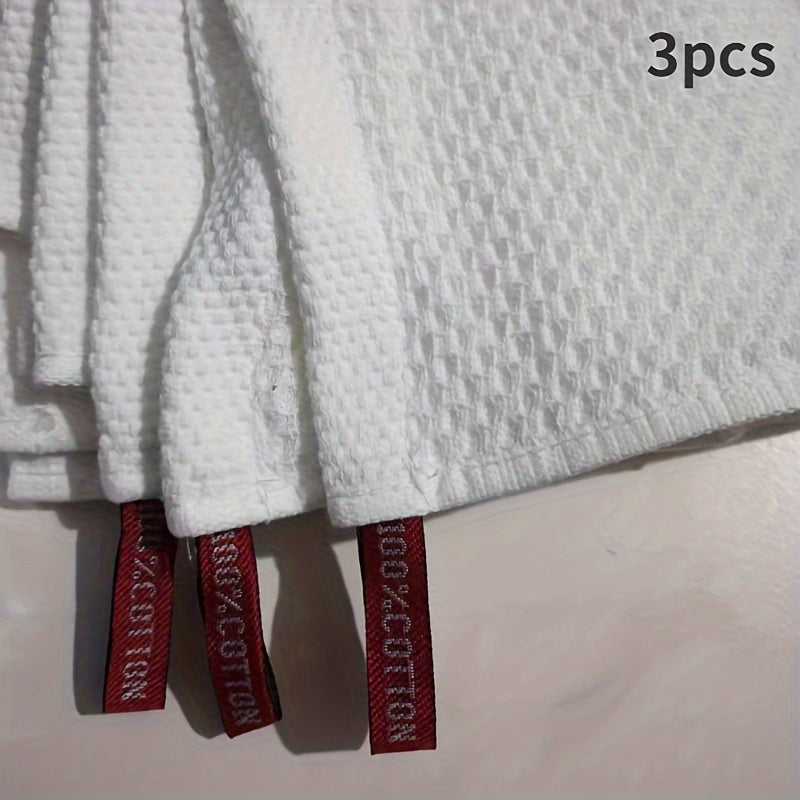 Toalla de cocina cuadrada con gancho, absorbente y resistente a la decoloración