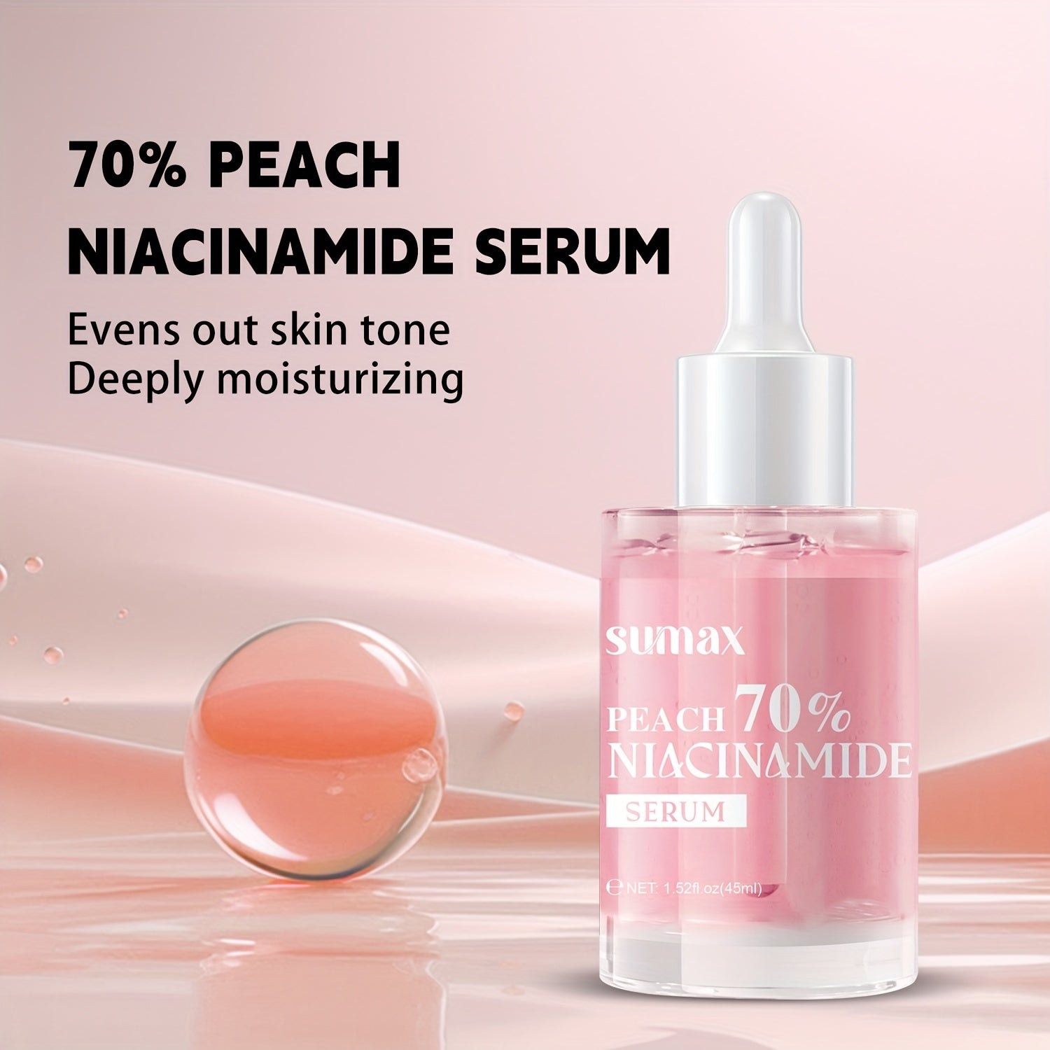 45ml Shaftoli Niacinamide Serum yuzni yoritish, namlantirish va niqob qilish uchun