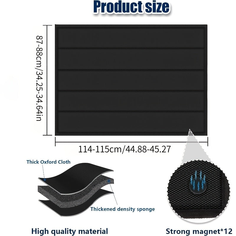 1 dona HeatShield Magnitli Kamin To'siqchisi PVC Ichki Qoplama
