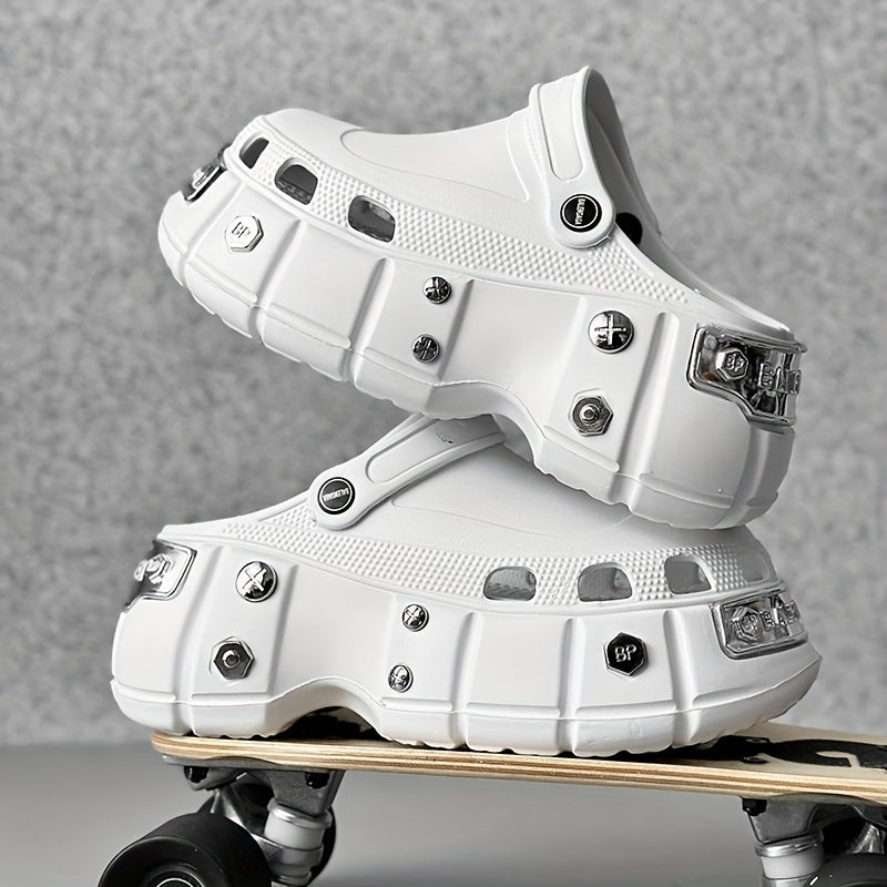 Unisex EVA Clogs Slip-On Casual Street All-Season Solid Color