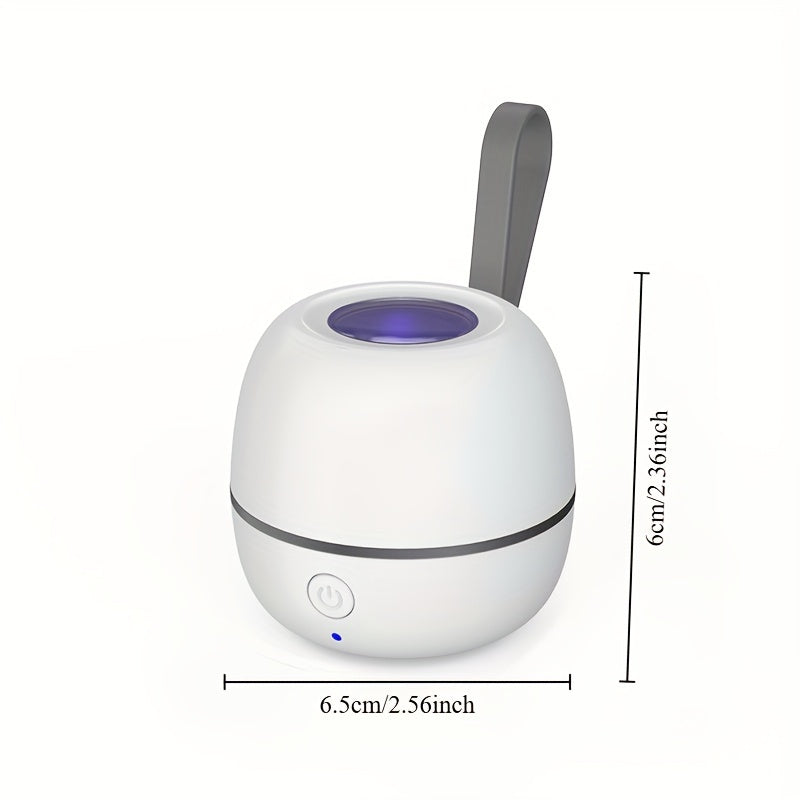 Portable Rechargeable Child Sterilizer Disinfection Box White ABS Travel-Friendly