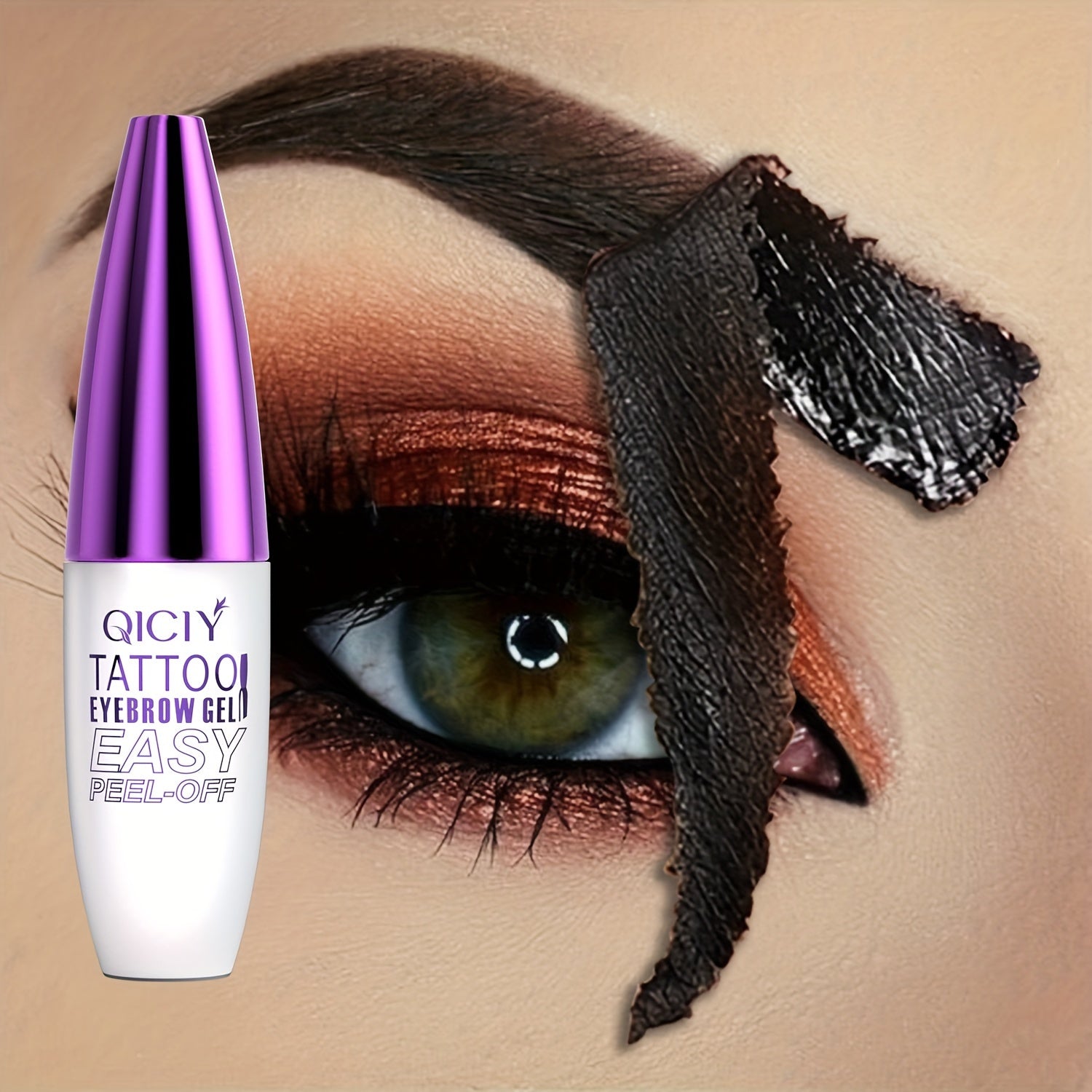 Pasta de gel para cejas a prueba de agua de larga duración y semipermanente