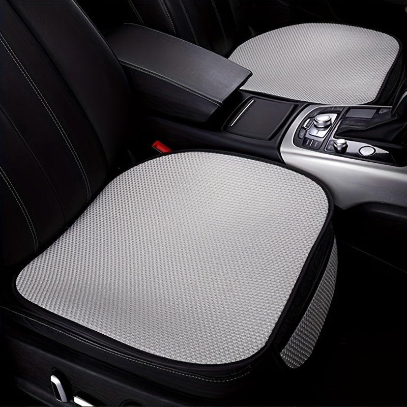 Car Seat Cover Breathable Durable Polyester Gray Black Wear-Resistant Protection