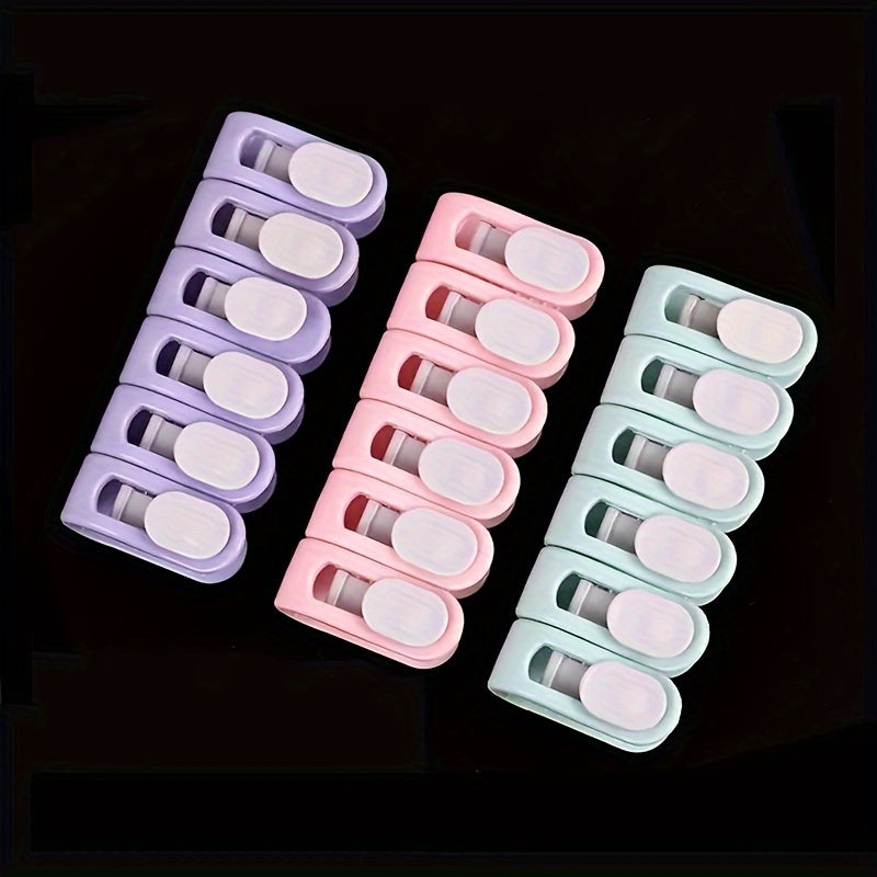 6/12 Piece Blanket Clips Set Non-Slip Quilt Holders for Blankets Clothes Curtains