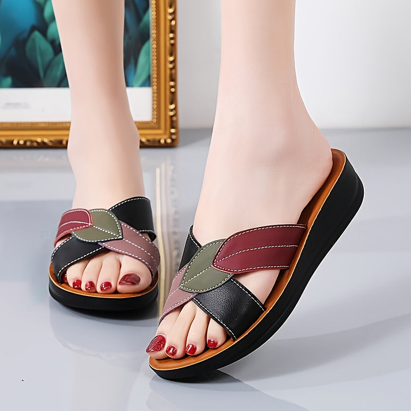 Women's Open-Toe Summer Slippers Casual Comfortable Easy-to-Wear