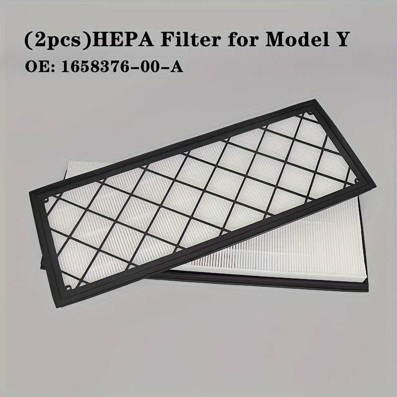2 Pack Cabin Air Filter for Tesla Model Y HEPA Replacement