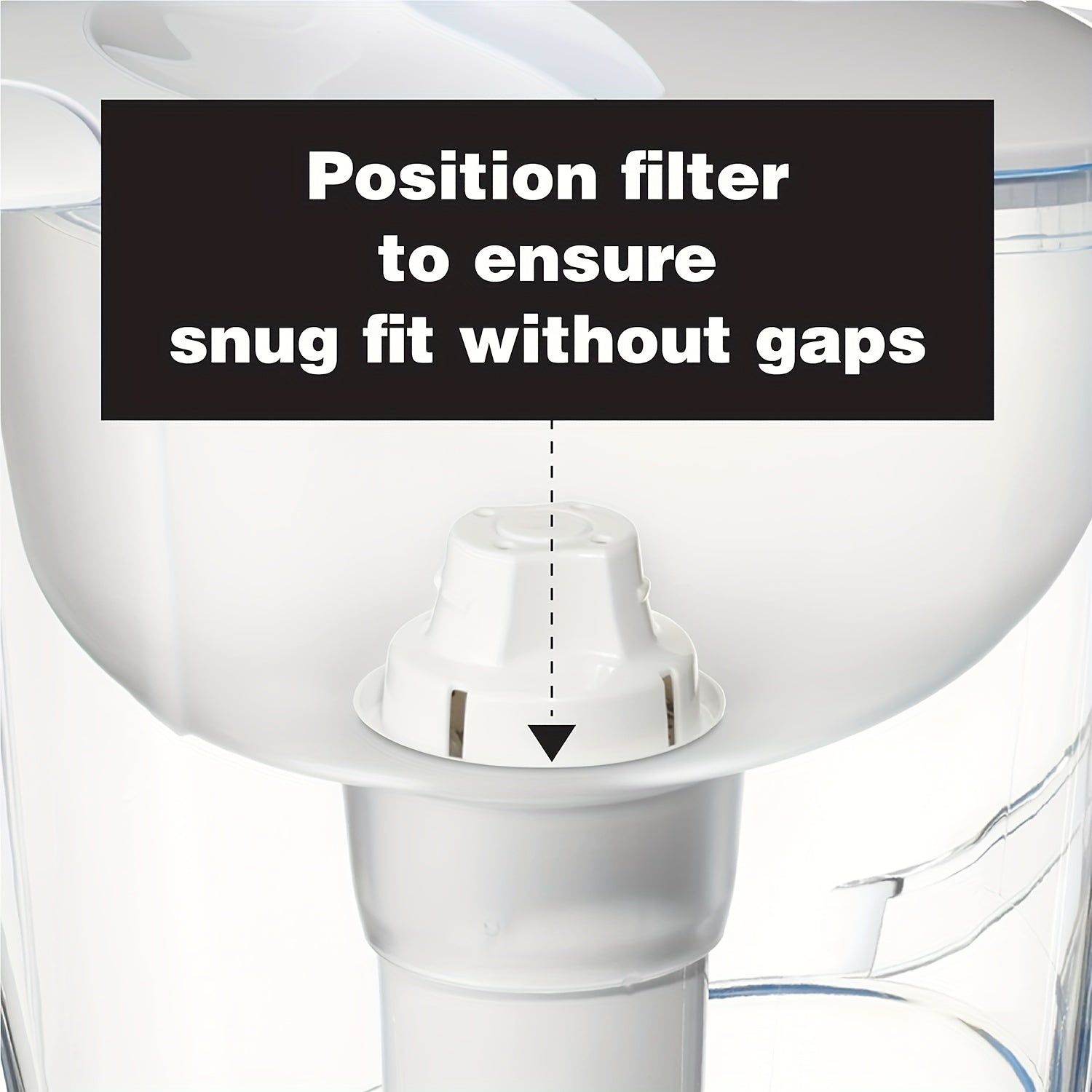 Water Filter Replacement 1 2 or 4 Pack with Natural Coconut Shell Activated Carbon