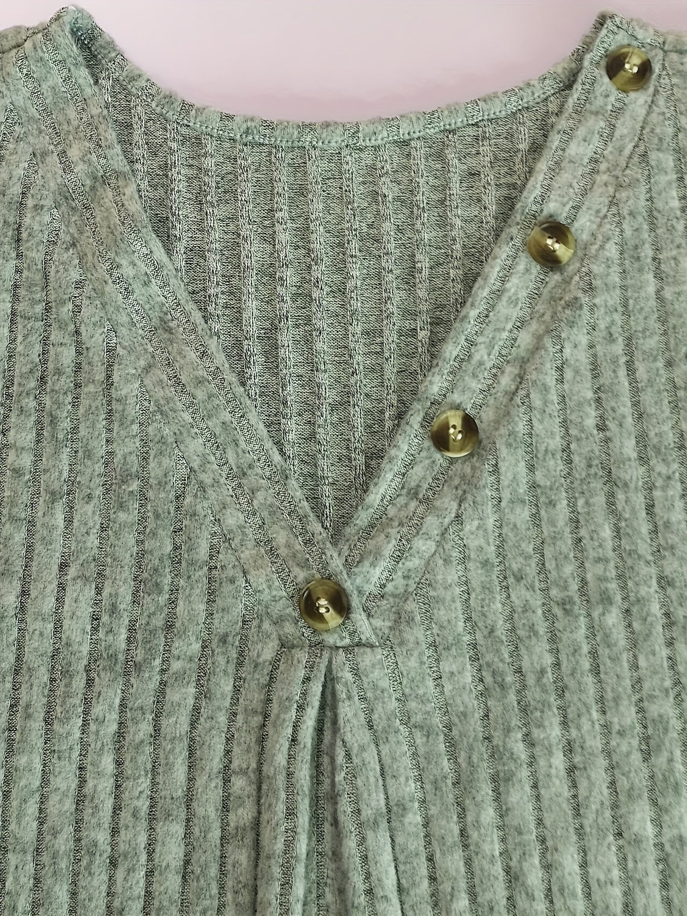 Plus Size Women's Knit Cardigan V-Neck Stripes Long Sleeve All Seasons