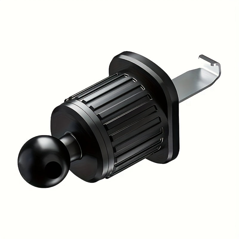 Magnitli avtomobil telefon tutqichi 360° buriladigan havo ventili paneli o'rnatgich qora