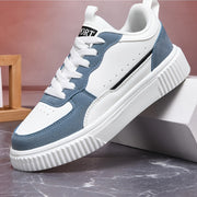Women's White Low-Top Sneakers Lightweight Breathable Running Shoes