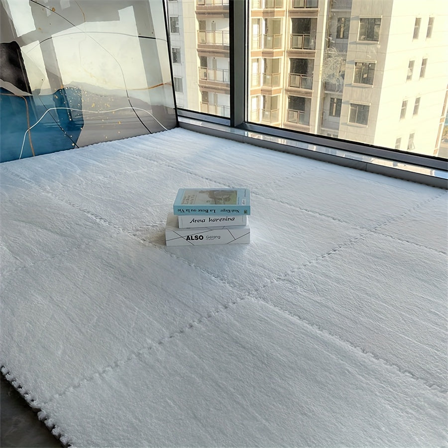 20-Piece Thickened Indoor Carpet Set for Bedroom and Living Room Non-Slip Washable 29.97x29.97cm