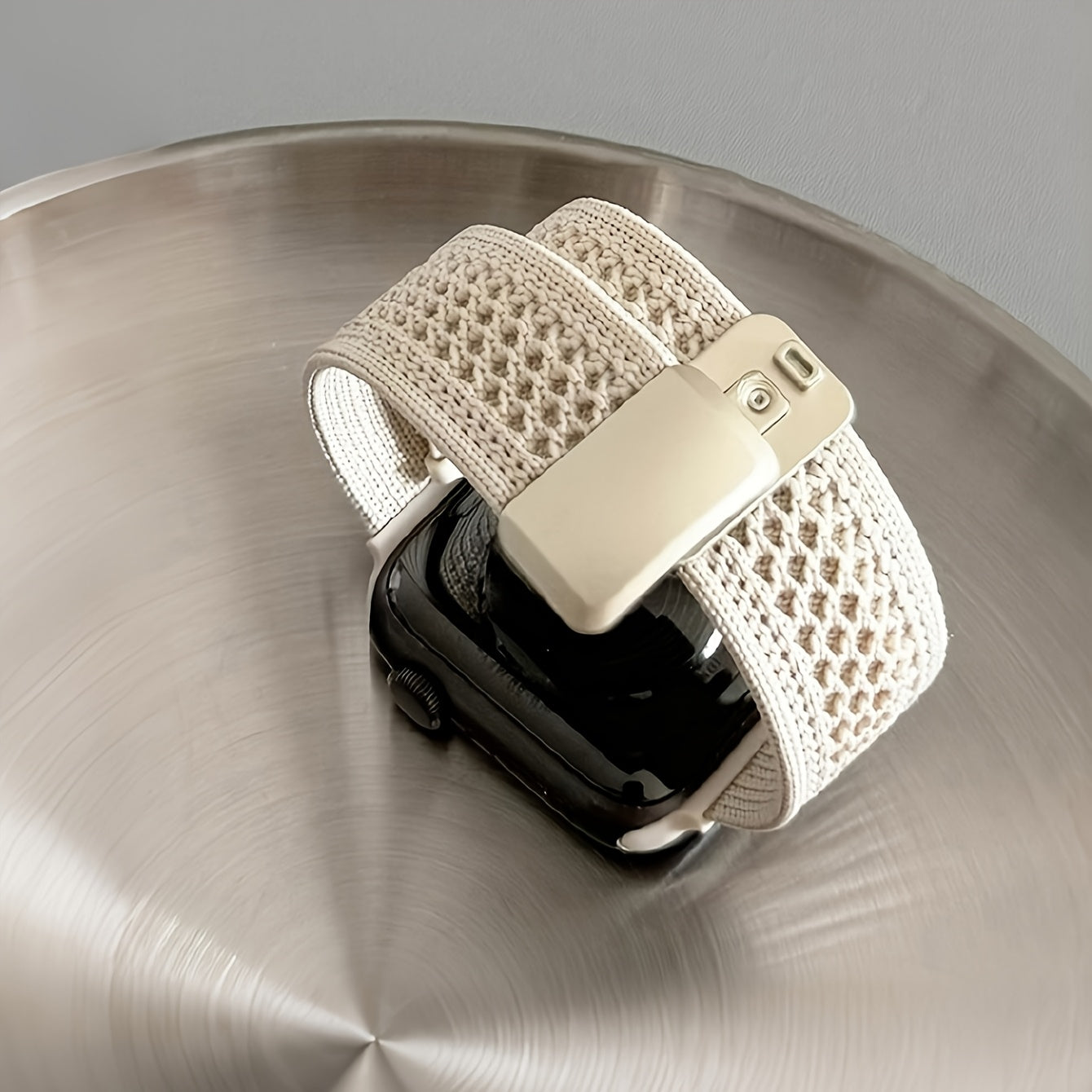 Nylon Braided Magnetic Buckle Watch Strap for Apple Watch Series Ultra S10 S3 38mm 49mm Men Women