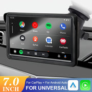 Wireless Car Stereo 7 Inch Touch Screen Carplay Android Navigation FM Radio