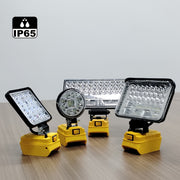 Cordless LED Work Light Floodlight with USB Charging Ports 48W 60W 90W Waterproof Portable