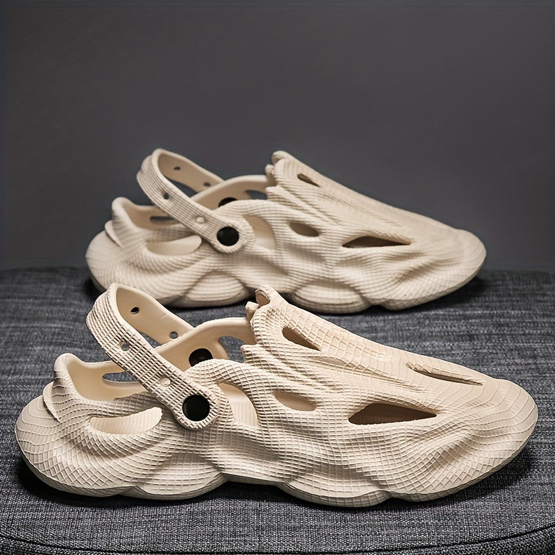 Men's EVA Lightweight Hollow Out Non-Slip Clogs for Summer Garden Wear