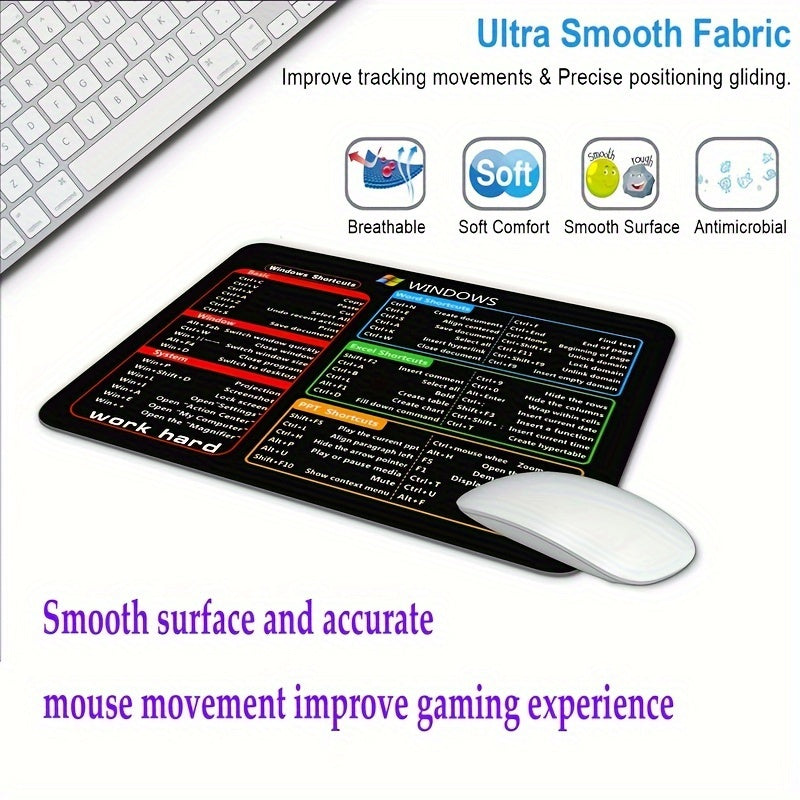 Women Girls Gaming Mouse Pad Non-Slip Rubber Office Computer Laptop 9.45x7.87 Inches
