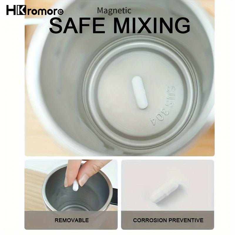 Portable Electric Coffee Cup With Temperature Control And Stainless Steel