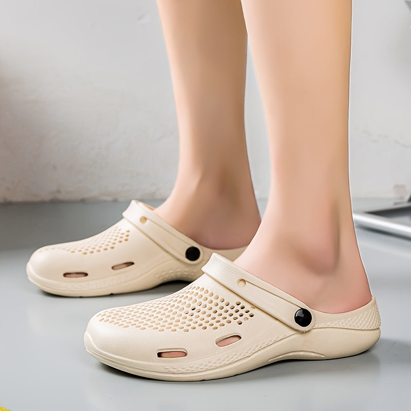 Unisex Breathable EVA Mules & Clogs Flat Heel All-Season Non-Slip