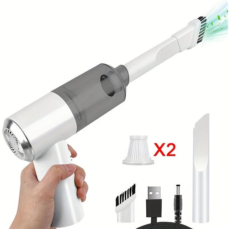 Portable Cordless Vacuum Cleaner Car Home Lightweight Strong Suction