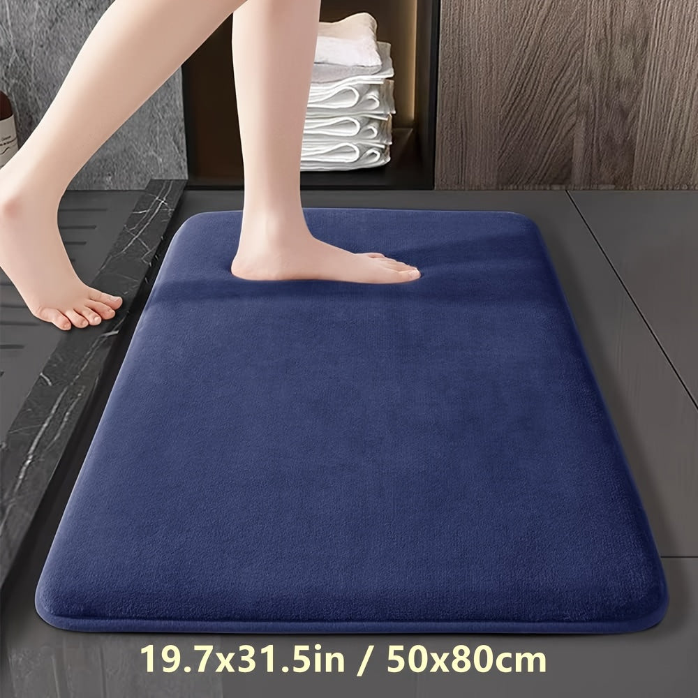 Alfombra absorbente antideslizante para baño, entrada de cocina, suave y cómoda, grande