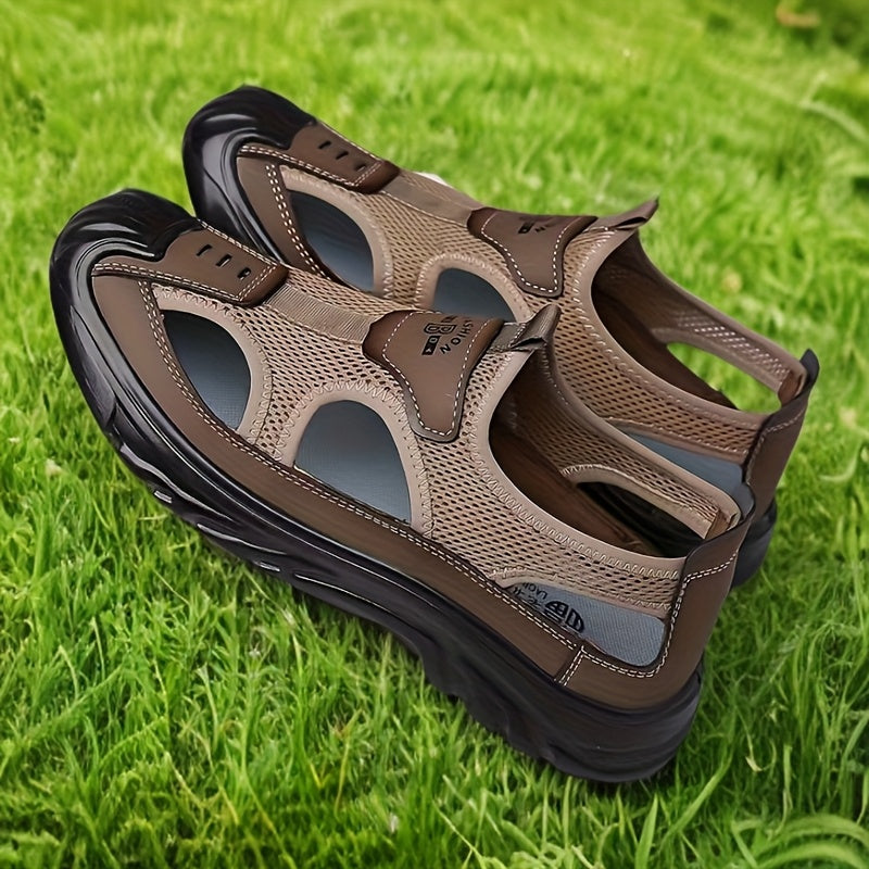 Men's Summer Mesh Slip-On Shoes for Driving Beach Outdoor Casual