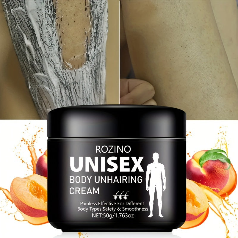 Men's Hair Removal Cream 50g Moisturizing Gentle with Peach Argan Oil Allantoin