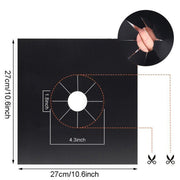 10 ta issiqqa chidamli pechka qopqog'i to'plami - uy va restoran uchun uzoq muddatli yuzani himoya qiluvchi vositalar
