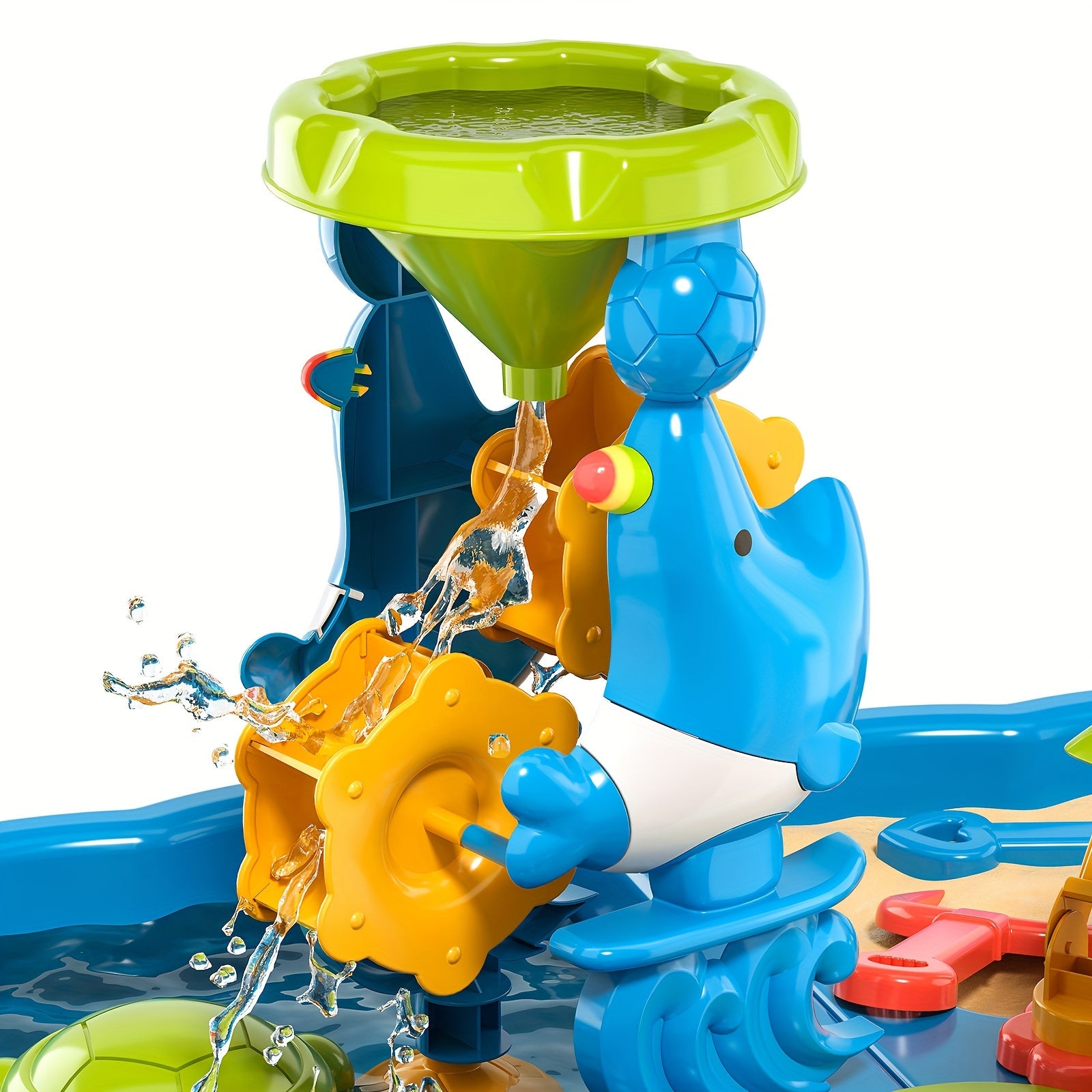 Qum Suv Stol, Plyaj Qum Suv O'yinchoqlari, Bolalar va Qizlar uchun Yozgi Tashqi O'yinchoq (Aksessuarlar rangi tasodifiy)