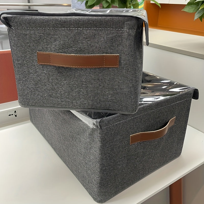 [Любимое у клиентов] LattBy Коробка для хранения одежды большого объема с металлическим каркасом - Серый, отдельностоящий органайзер для одеял, брюк и многого другого - Отличное решение для дома и общежития, ионизированный, решение для хранения в шкафу